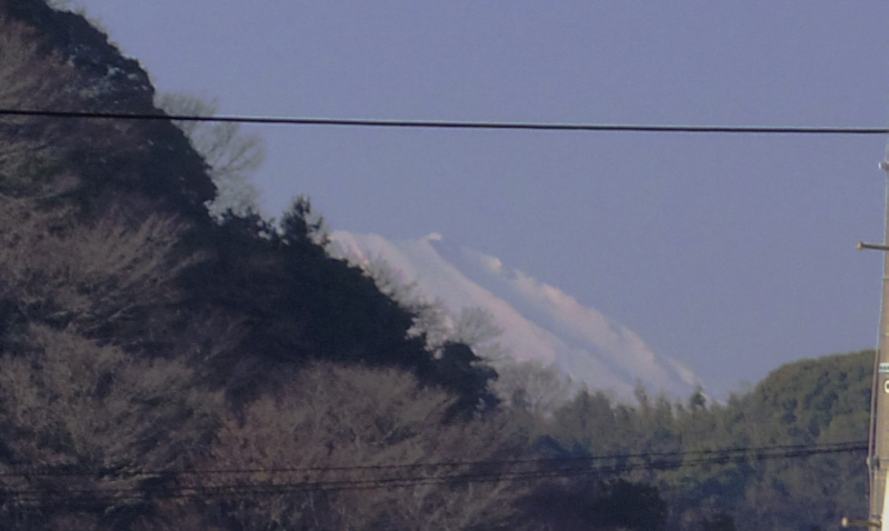 高麗山横の富士山